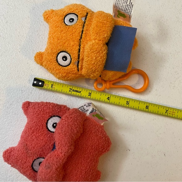 Ugly Dolls 2019 Movie Stuffed Plush Toy 5" Keychain Lucky Bat & Wage Lot - Picture 5 of 5
